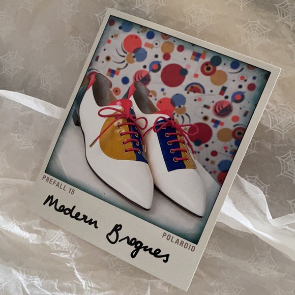 NEW Charlotte Olympia Multi Leather Brogues 35 - Picture 10 of 11